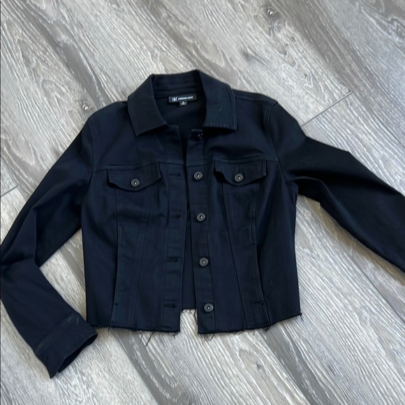 INC International Concepts Jackets & Blazers - INC International Concepts Black Denim Jacket